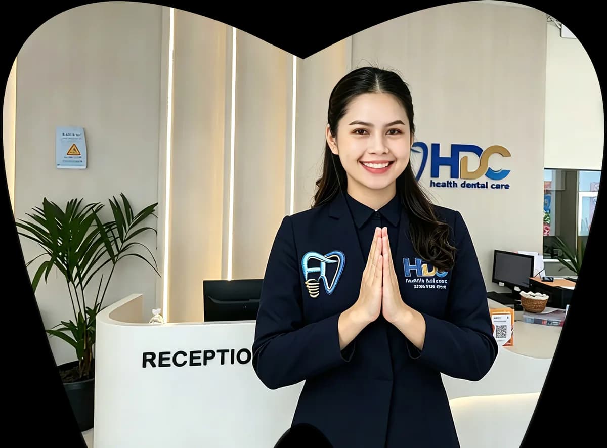 Tim resepsionis HDC Dental Clinic
